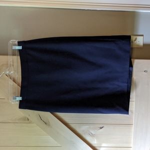 Ann Taylor navy pencil skirt